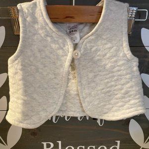 CARTER'S QUILTED GIRL TODDLERS VEST